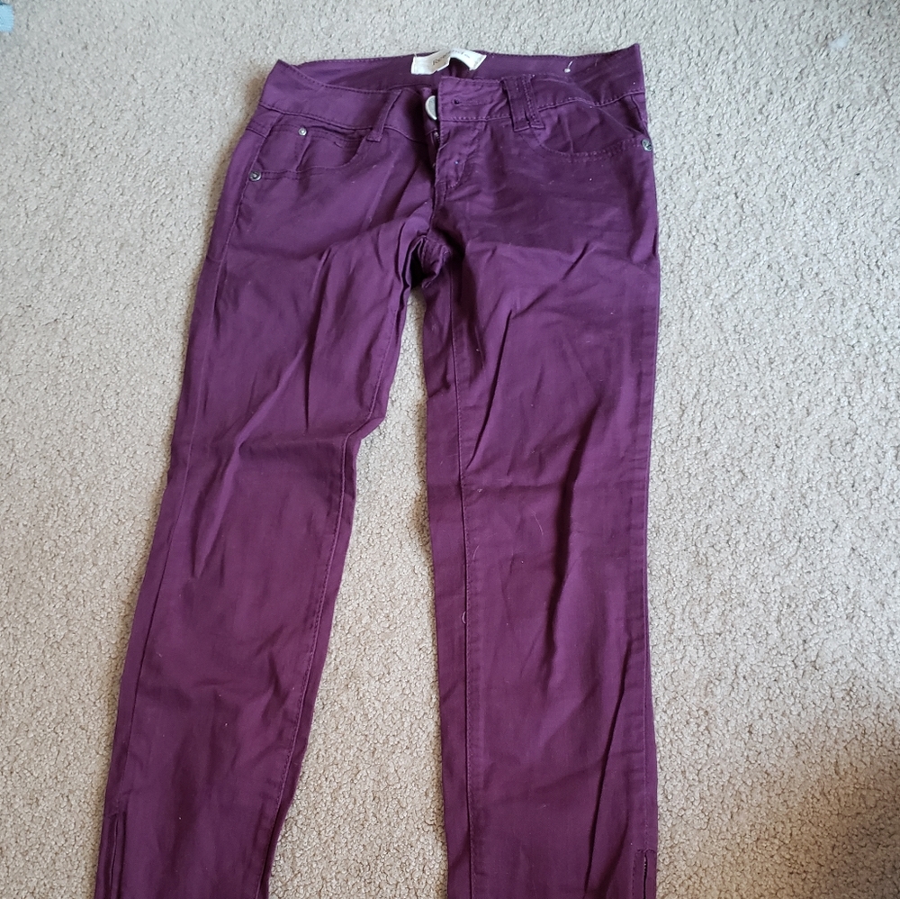 Women's Purple Size 3 Skinny Jeans